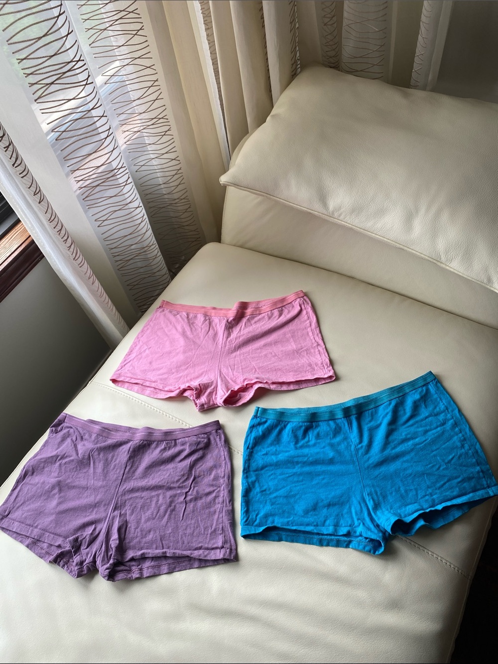 Fruit of the Loom 100% cotton Boyshort Panties - Size XL (14-16) - 3 pack - Picture 2 of 13
